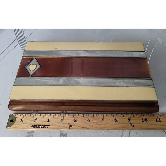 RARE Dal Negro Treviso - Playing Card Game Poker Set w/ Unique Enamel Top! - Picture 15 of 16